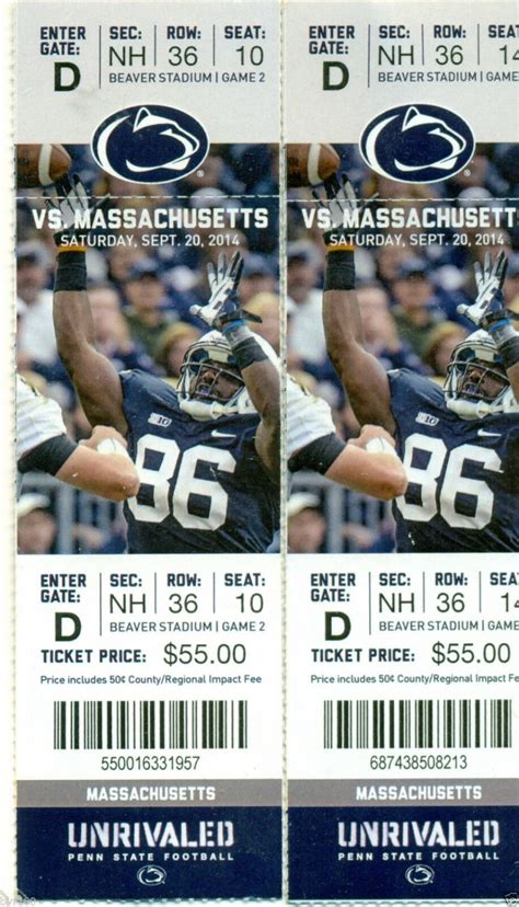 Penn State Football Tickets