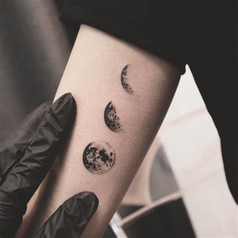 Phases Of The Moon Tattoo Phases Of The Moon Tattoo