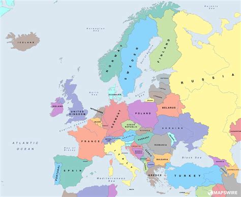 Political Map Of Europe Map Of European Countries Download Map Of Political Map Of Europe Map Of European Countries Download Map Of