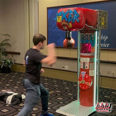 Punching Arcade Game Fun