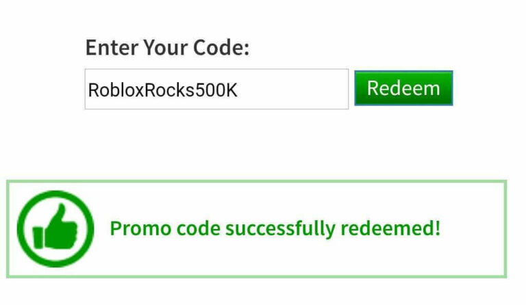 Redeem Roblox Codes Redeem Roblox Codes