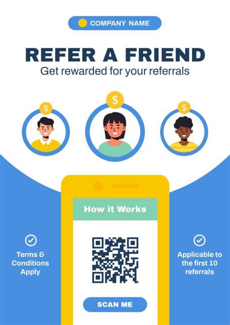 Refer A Friend Poster Free Poster Template Piktochart Refer A Friend Poster Free Poster Template Piktochart