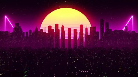 Retrowave City Moon Live Wallpaper 1920 X 1080 Acid Wallpaper Retrowave City Moon Live Wallpaper 1920 X 1080 Acid Wallpaper