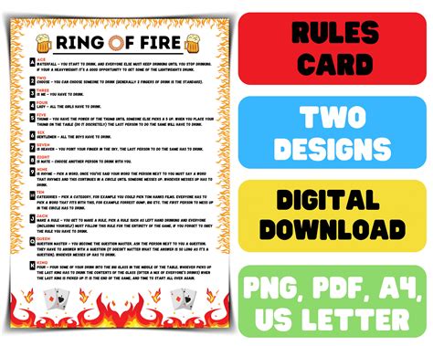 Ring of Fire Card Game Rules