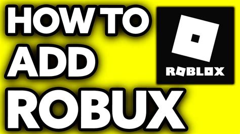 Add Robux to Roblox Account