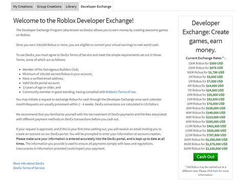 Roblox Developer Exchange Program