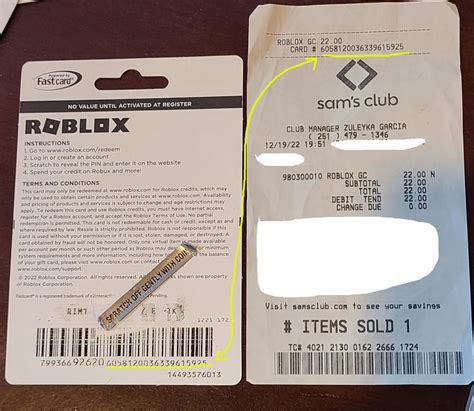 Roblox Gift Card Various Amounts Sam S Club Roblox Gift Card Various Amounts Sam S Club