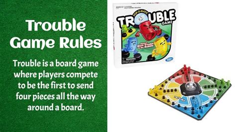 Trouble Board Game Rules