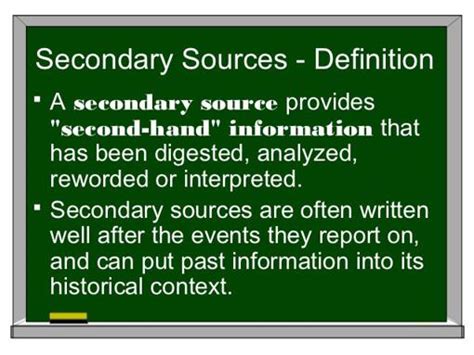 Secondary Sources Definition And Examples Clazwork Com Secondary Sources Definition And Examples Clazwork Com