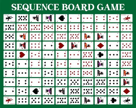Sequence Board Game 10 Free Pdf Printables Printablee Sequence Board Game 10 Free Pdf Printables Printablee