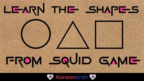Squid Game Geometric Shapes