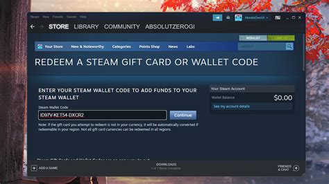 Steam Code Redemption Guide