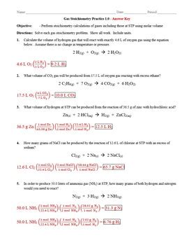 Stoichiometry Worksheet 1 Answer Key Koyumprogram Stoichiometry Worksheet 1 Answer Key Koyumprogram