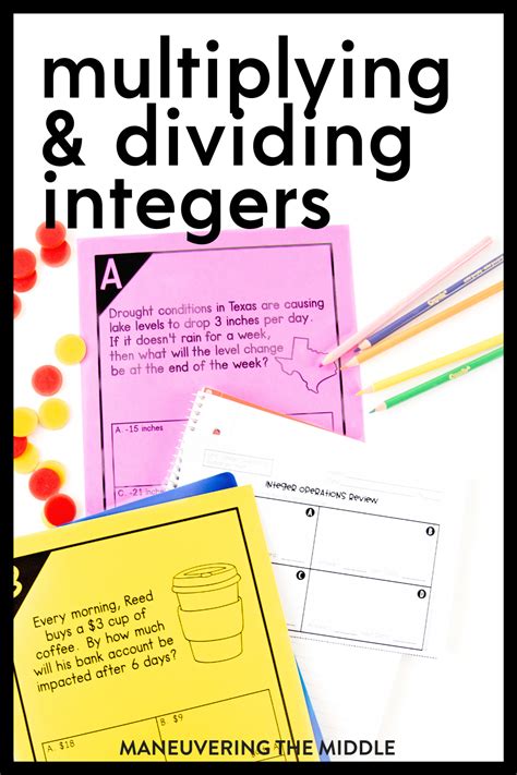 Teaching Multiplying And Dividing Integers Maneuvering The Middle Teaching Multiplying And Dividing Integers Maneuvering The Middle