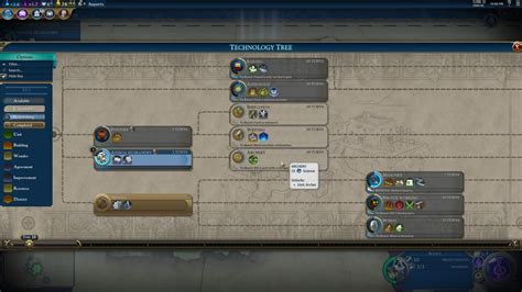 Technology Tree Sid Meier S Civilization Vi Interface In Game