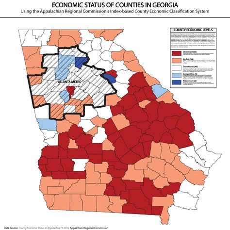 The Economic Status Of Counties In The Atlanta Metro And Georgia Macon The Economic Status Of Counties In The Atlanta Metro And Georgia Macon