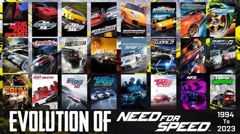The Evolution Of Need For Speed Games 1994 2023 Youtube The Evolution Of Need For Speed Games 1994 2023 Youtube
