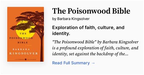 The Poisonwood Bible Summary Analysis Britannica The Poisonwood Bible Summary Analysis Britannica