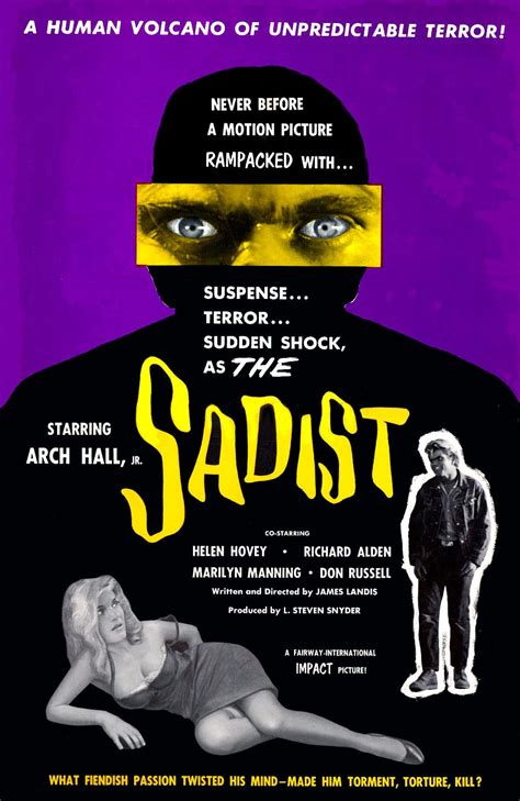 The Sadist 1963 The Sadist 1963