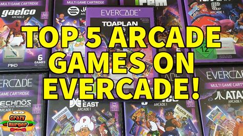 Top 5 Arcade Games On Evercade Youtube Top 5 Arcade Games On Evercade Youtube