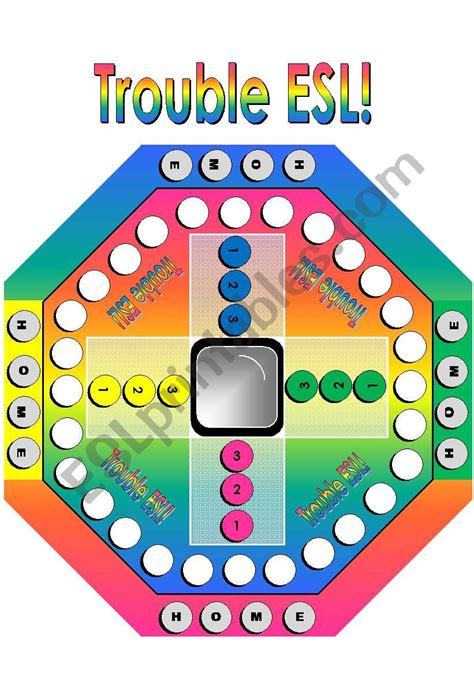 Trouble Game Board Template Trouble Game Board Template