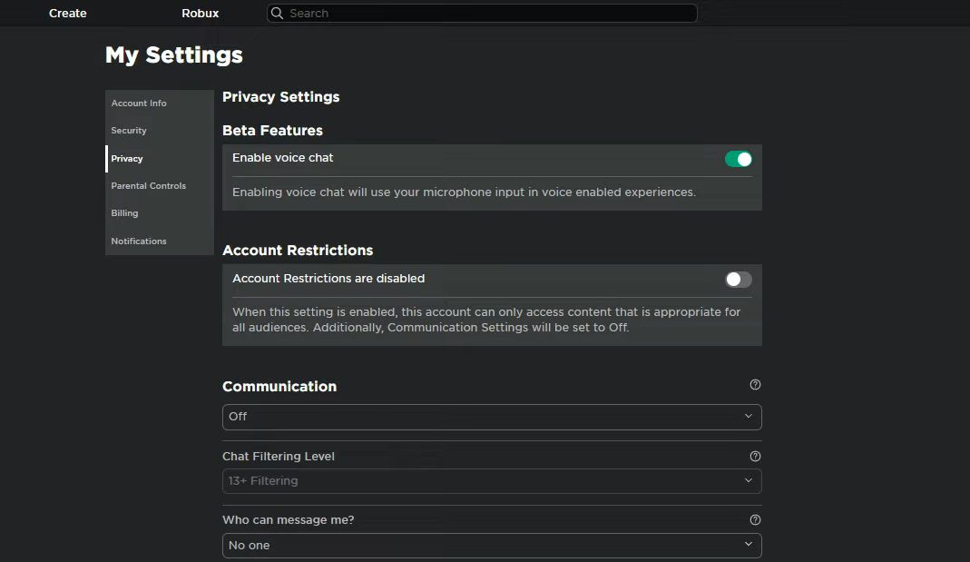 Enable Voice Chat on Roblox Now