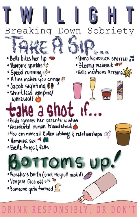 Twilight Drinking Game Drinking Games Twilight Drinking Games For Twilight Drinking Game Drinking Games Twilight Drinking Games For