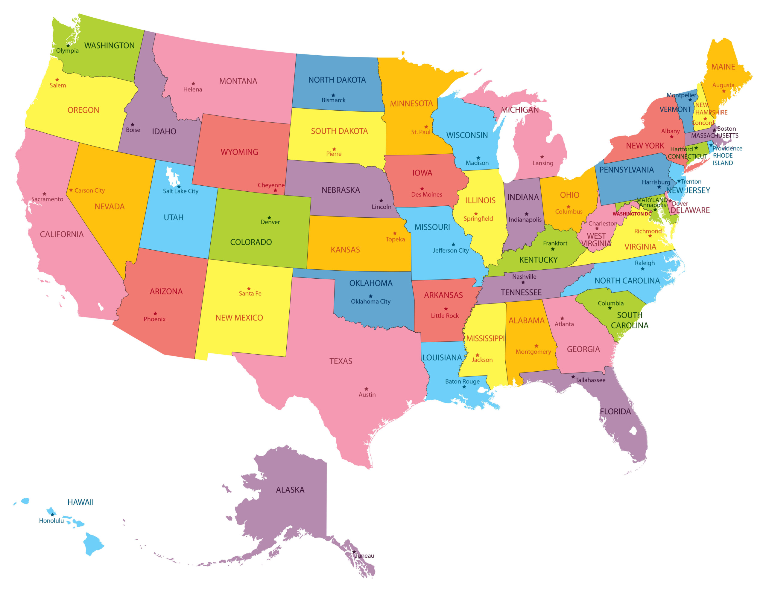 Us Maps With States