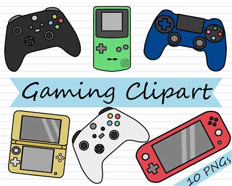 5 Video Game Clip Arts