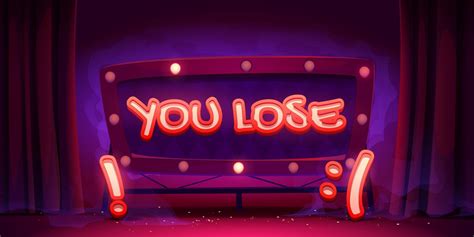 You Lose Game Screen Slot Machine Lottery Concept 16264272 Vector Art You Lose Game Screen Slot Machine Lottery Concept 16264272 Vector Art